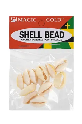 144 Magic Gold Shell Beads - Small Ivory #7002