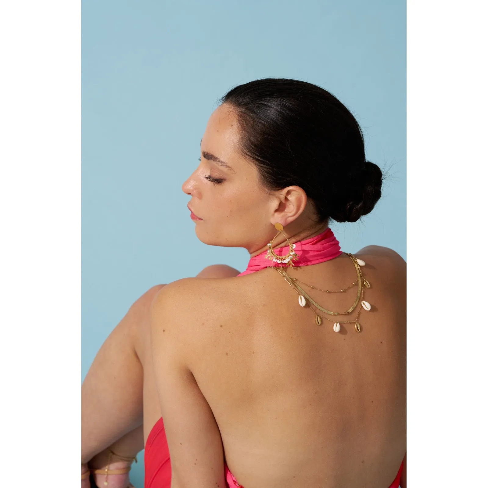 3 Tier Shell Necklace