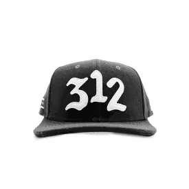 312 Flo Black snap - Lux Wool