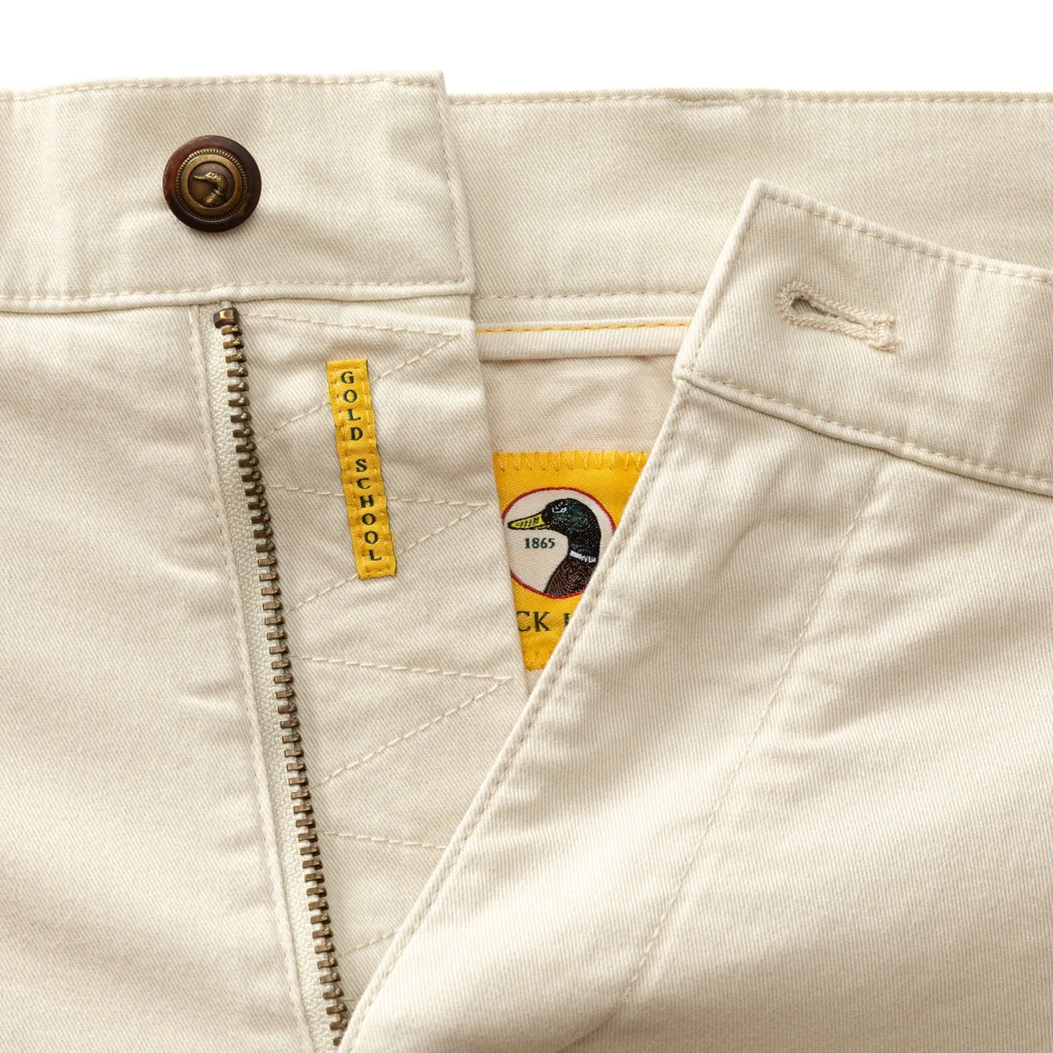 5" Gold School Chino Short