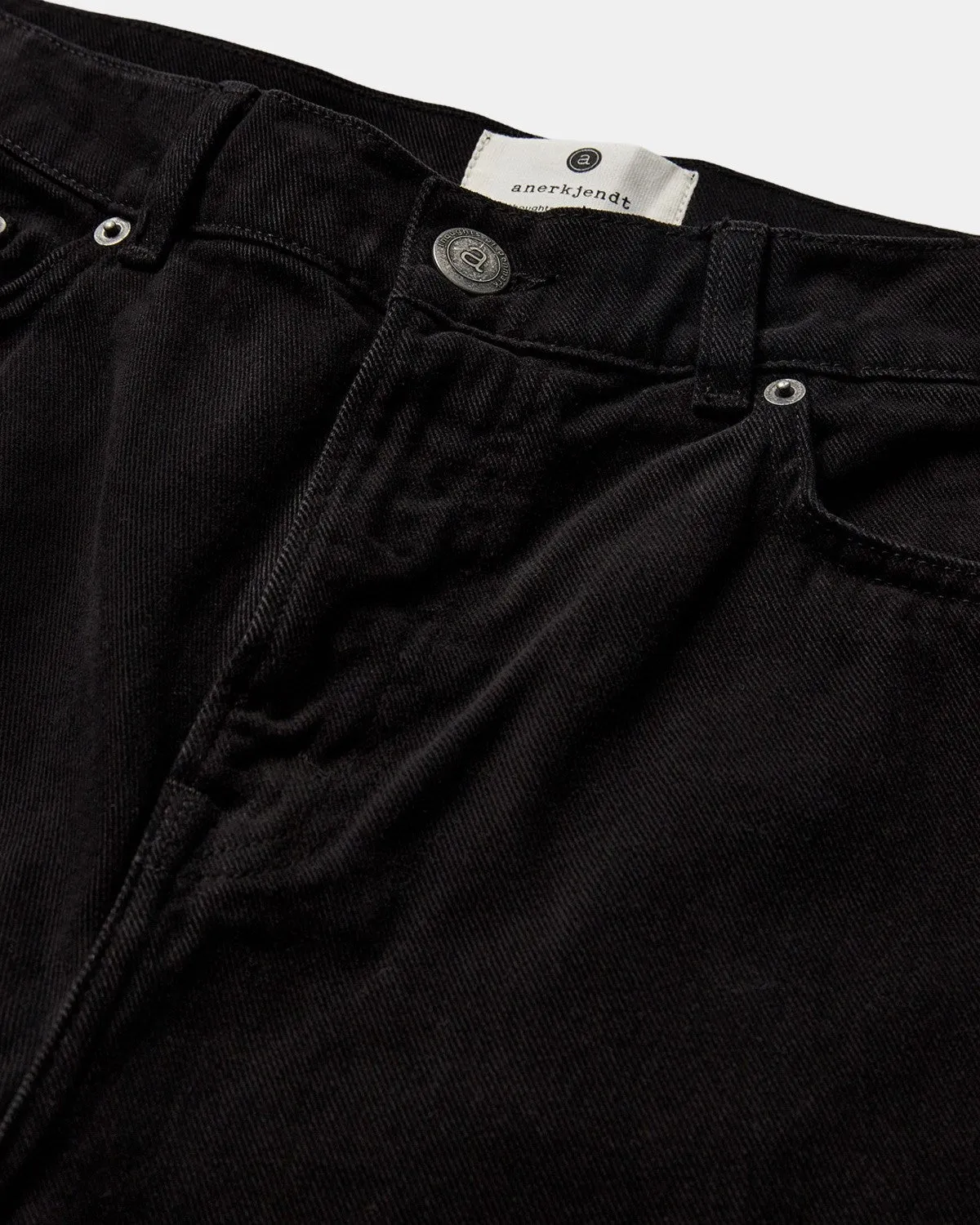 AKJANIC GARMENT DYED PANTS - Caviar