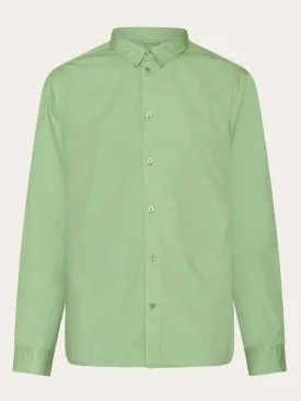 ALF regular crispy cotton shirt - GOTS/Vegan - Shale Green