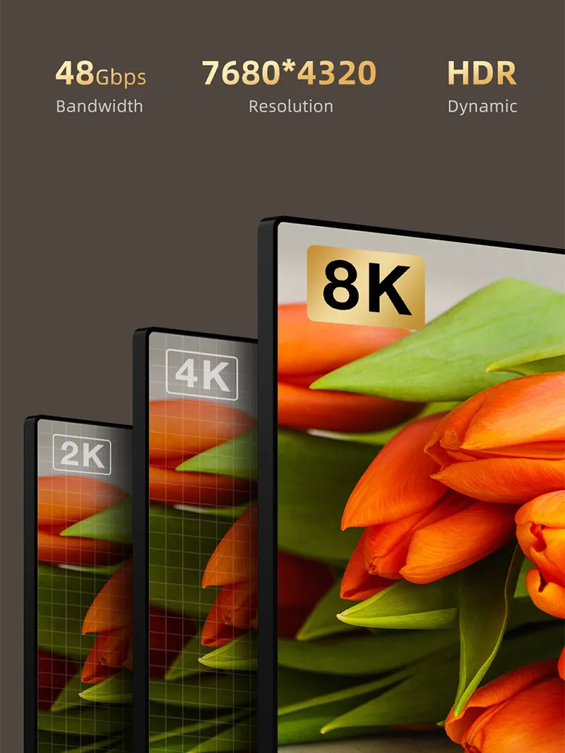 AOC Active Optical HDMI 2.1 Cable 8K 60Hz 48Gbps HDR