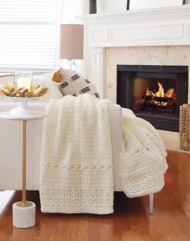 Aran Pebbled Afghan