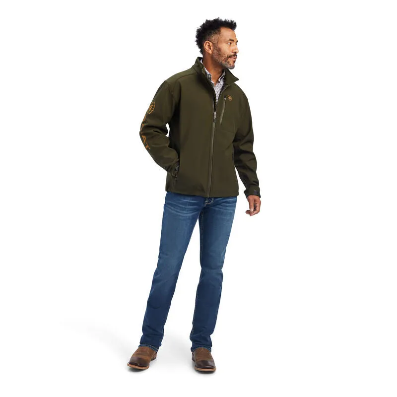 Ariat Logo Men Brine Olive 2.0 Soft-Shell Jacket