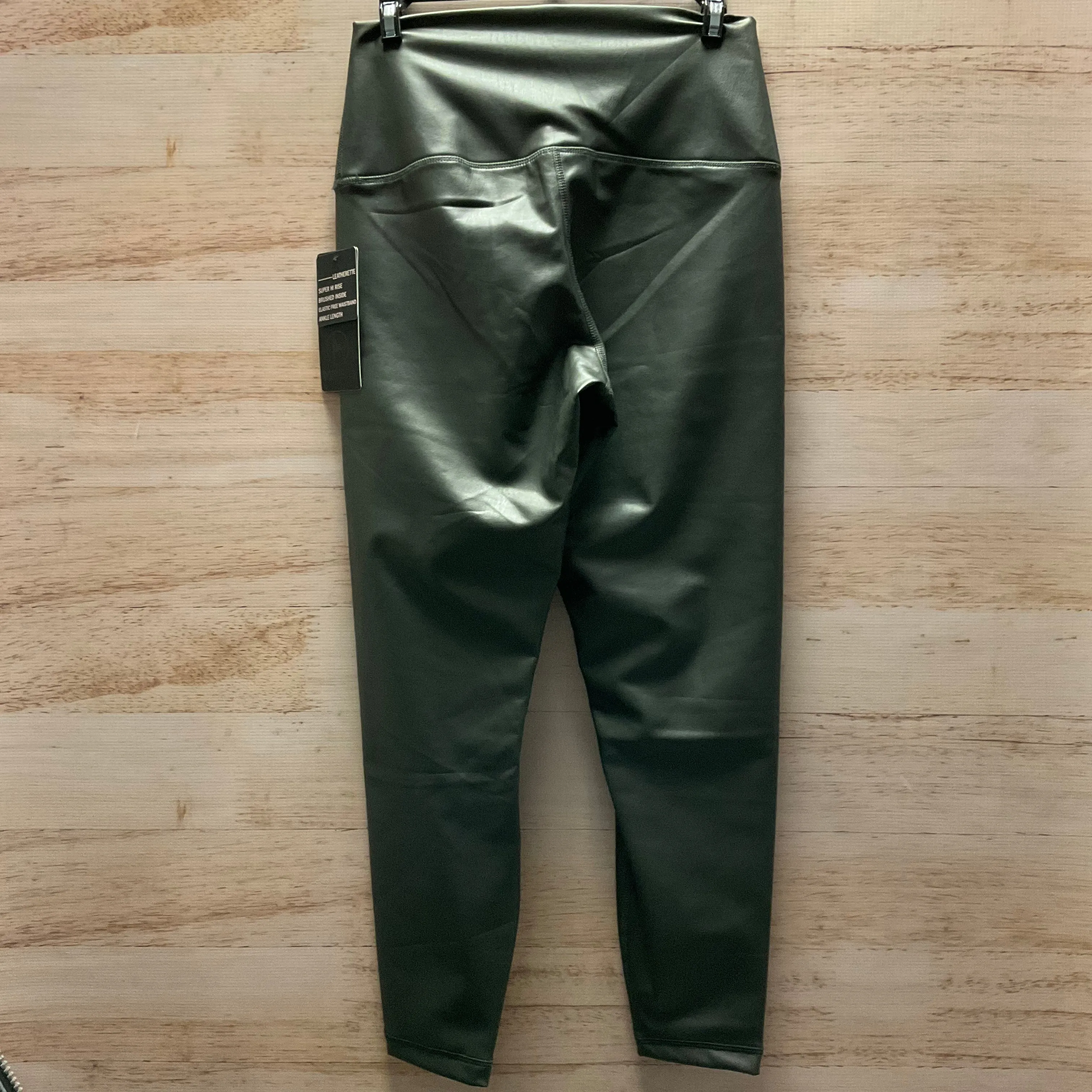Athletic Leggings By 90 Degrees By Reflex In Green, Size: L