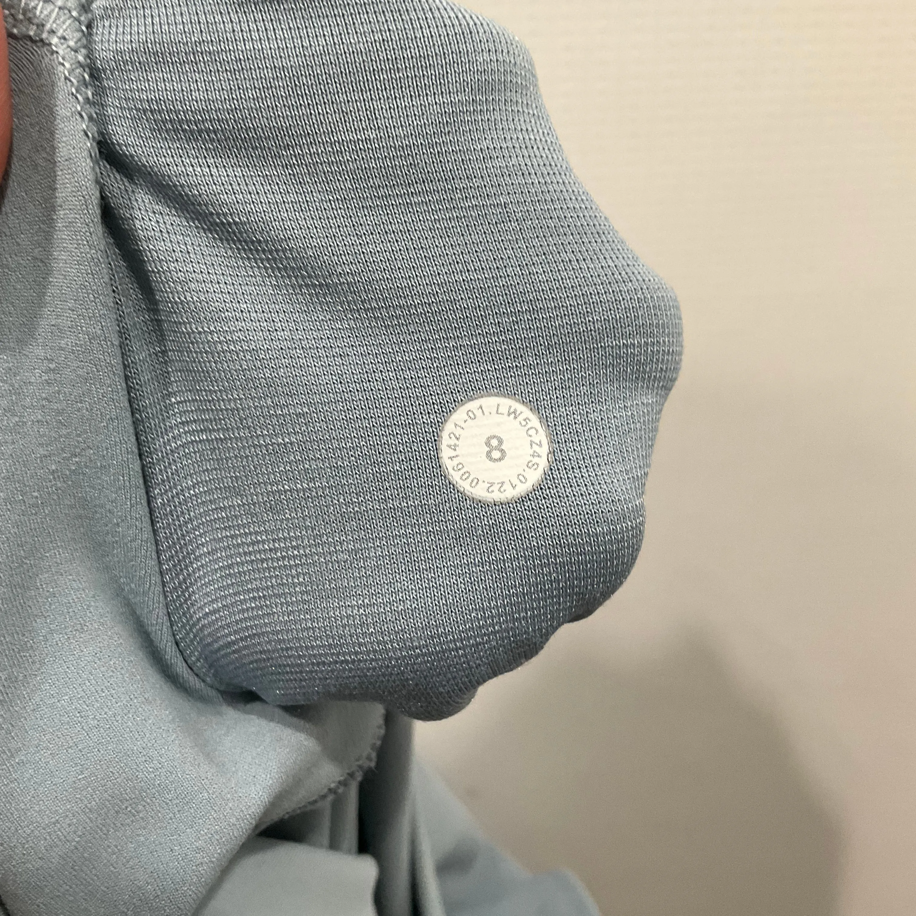 Athletic Leggings By Lululemon In Grey, Size: 8