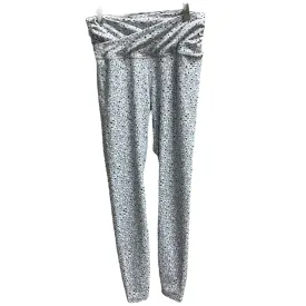 Athletic Leggings By Ododos In Grey & White, Size: S