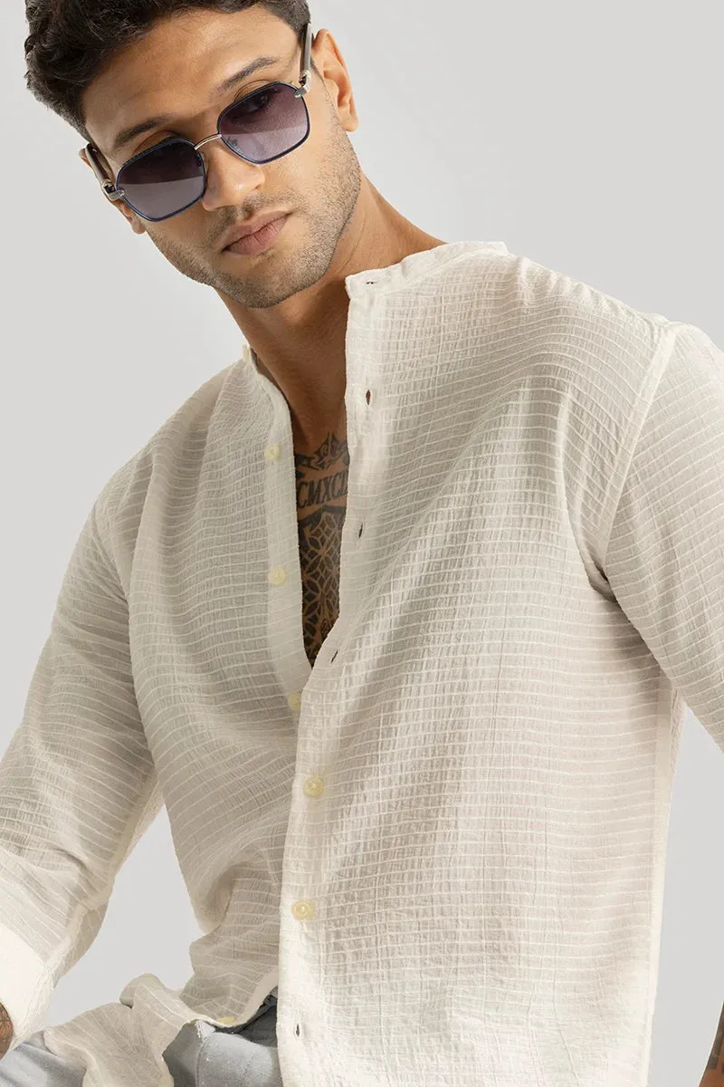 Benedetta Cream Textured Shirt