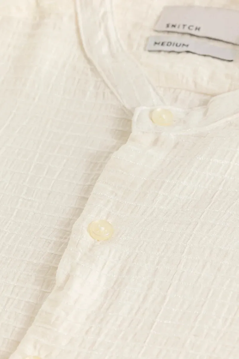 Benedetta Cream Textured Shirt