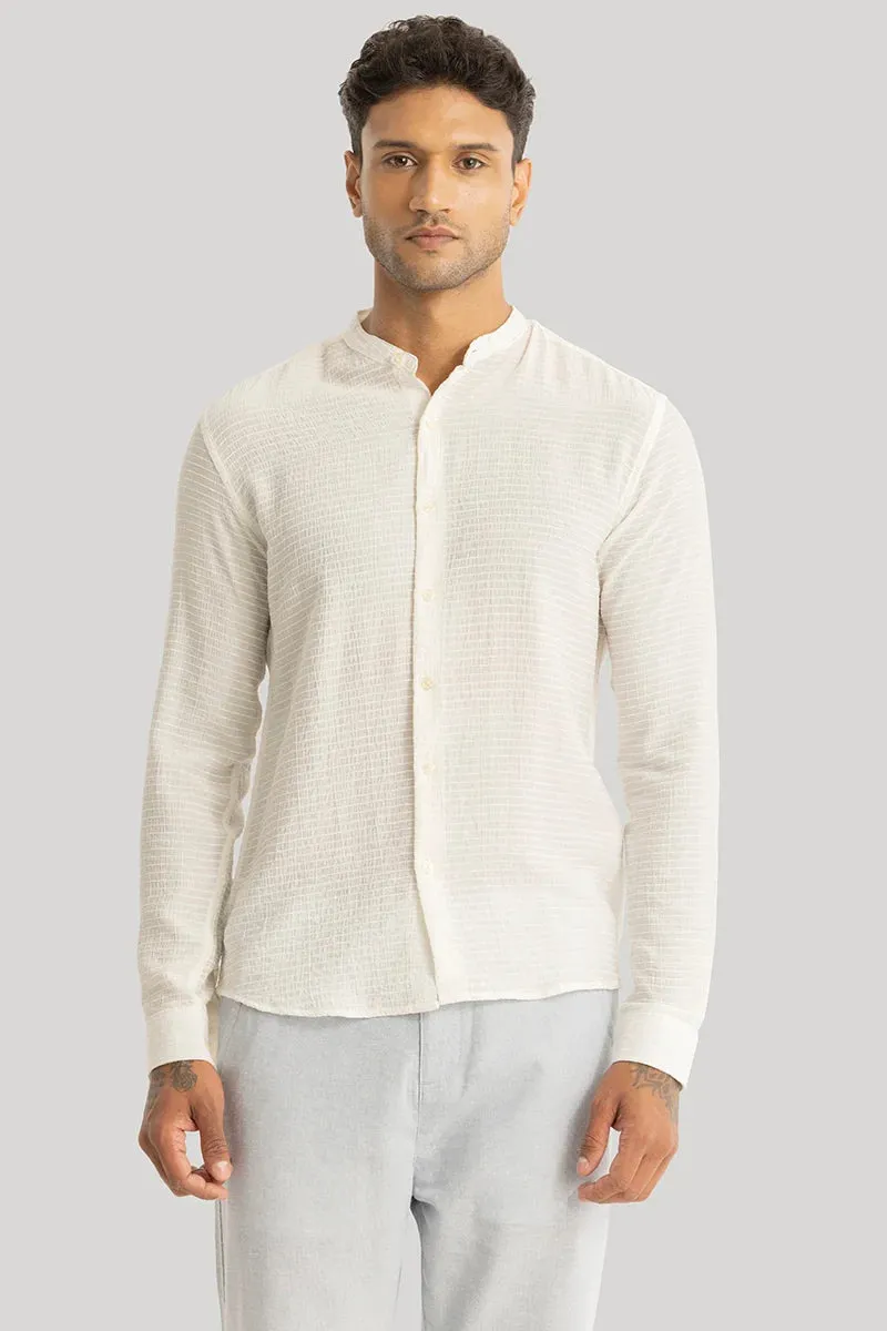Benedetta Cream Textured Shirt