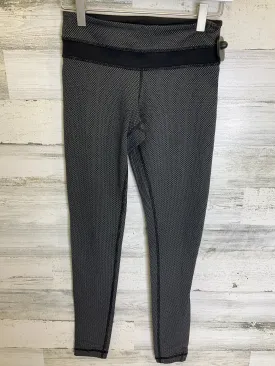 Black & White Athletic Leggings Lululemon, Size 4