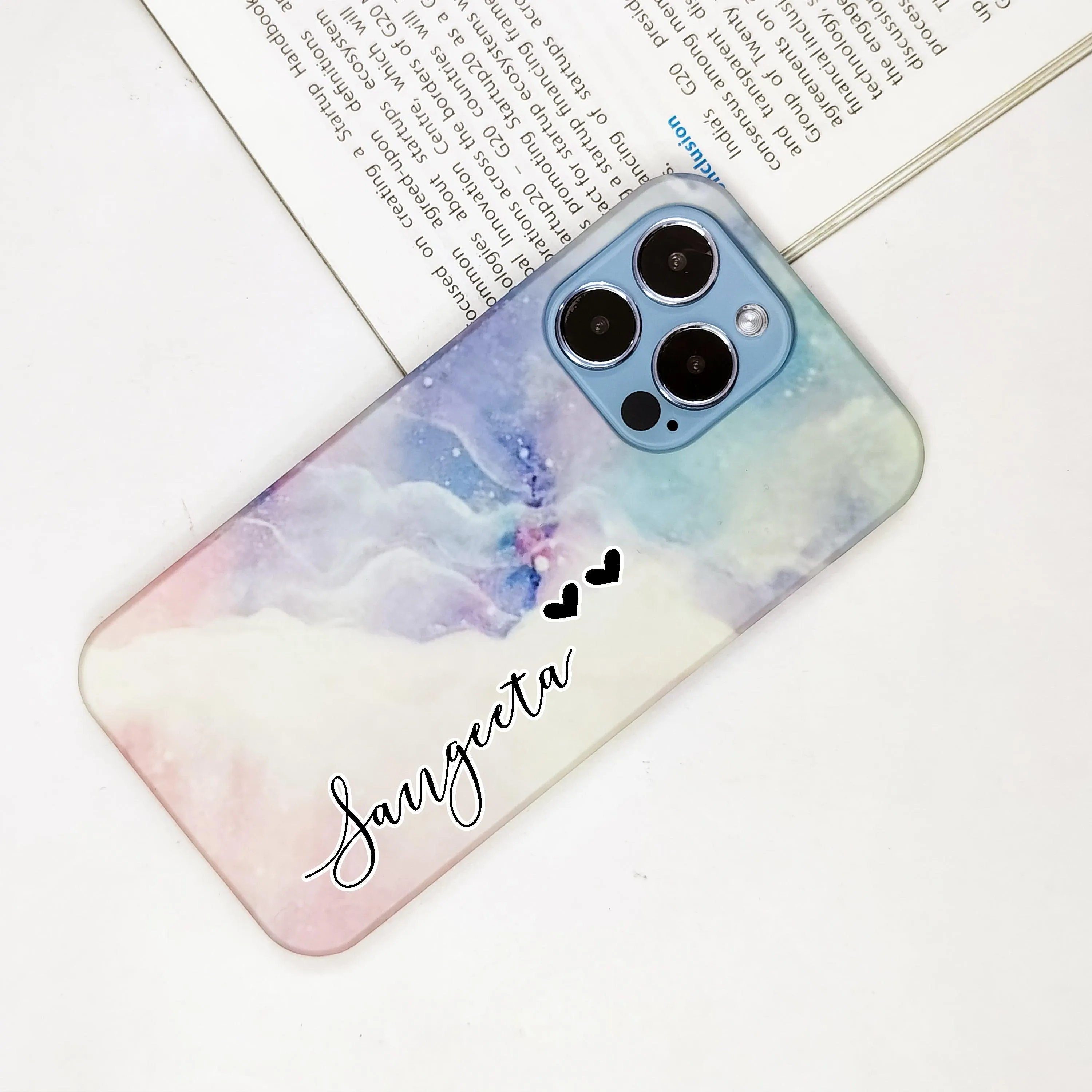 Bling Moon Shell Phone Case Cover