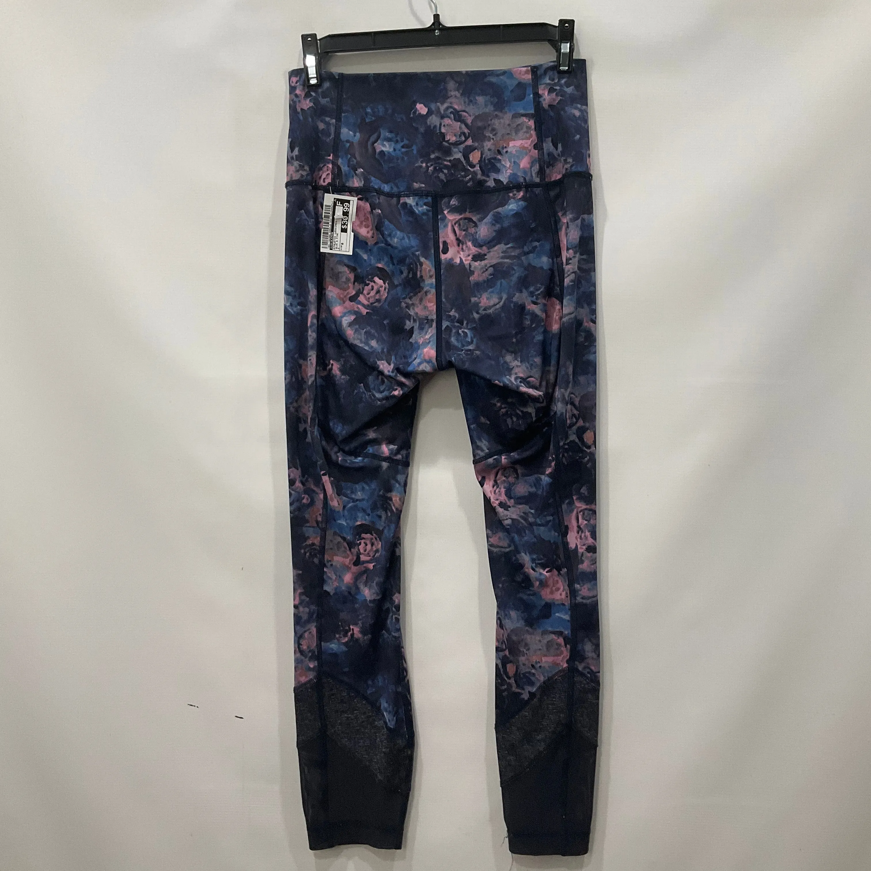 Blue & Pink Athletic Leggings Lululemon, Size 6