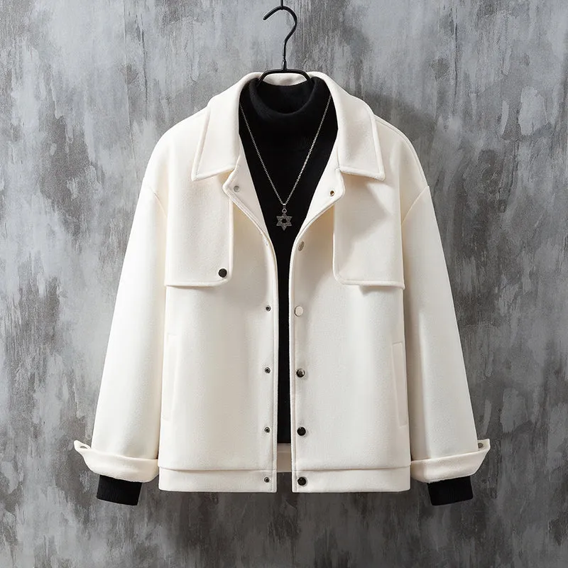 British Casual Style Short Lapel Jacket
