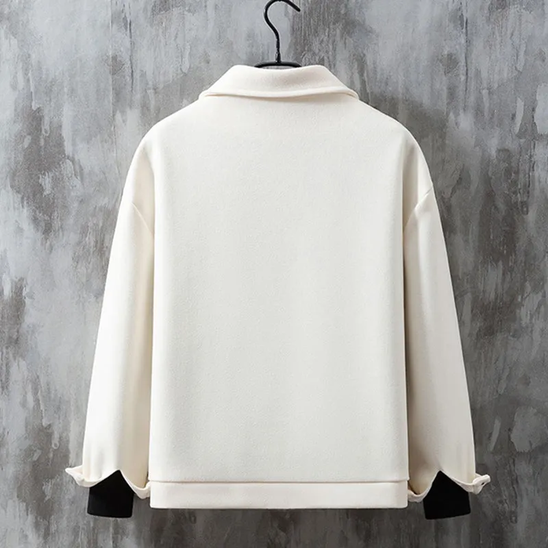 British Casual Style Short Lapel Jacket