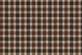 Brown Check 53% Wool 47% Linen (Ref-417655)