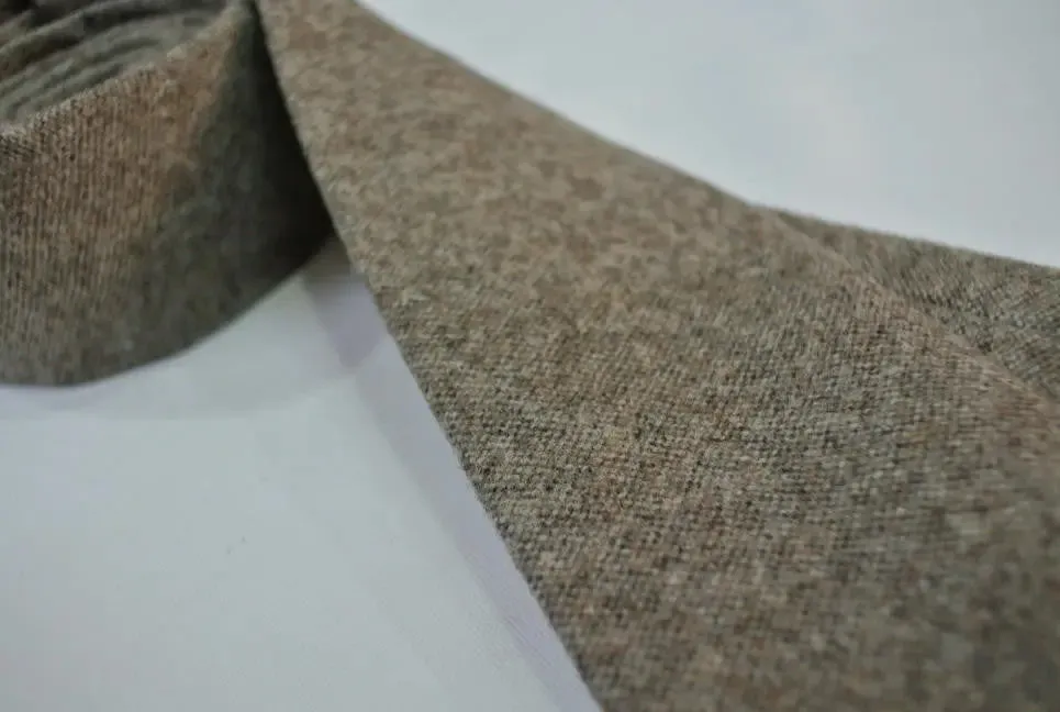 brown wool tie| hand made modshipping brand wool necktie