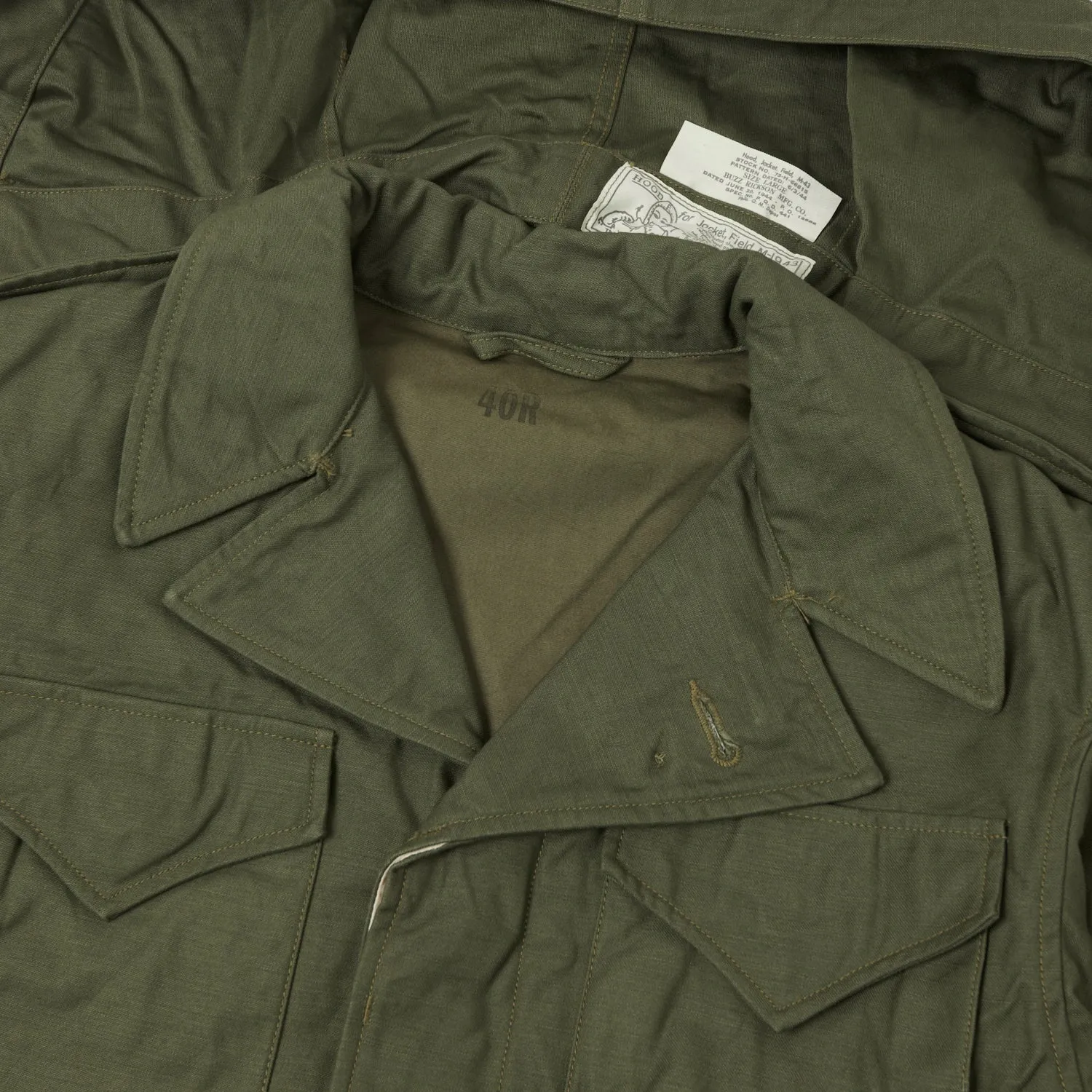 Buzz Rickson's M-1943 US Army Field Jacket - Olive Drab