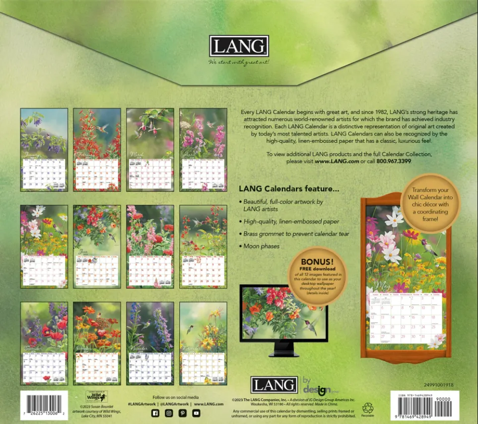 Calendar - Hummingbirds