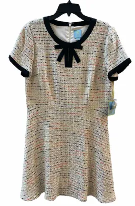 Cece Cream Multi Size 14 Dress
