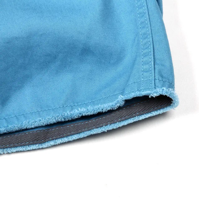 Giza Chino-Style Cut-Off Shorts