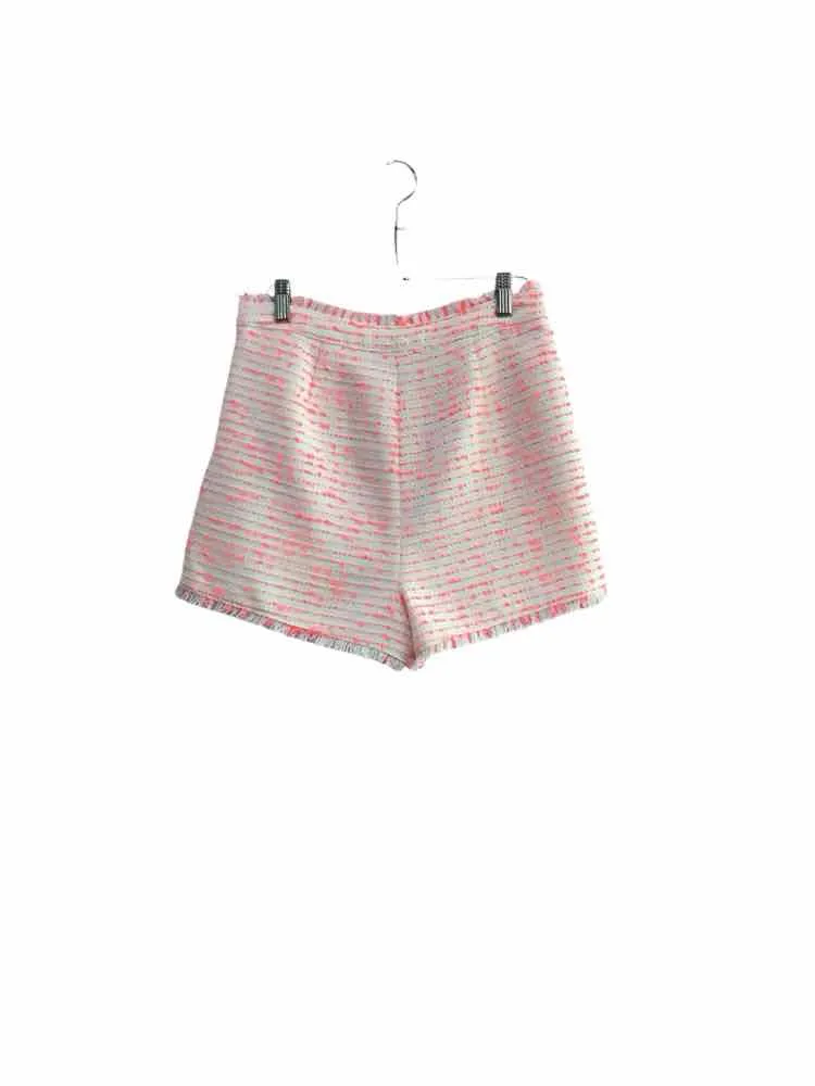 cinq a sept Hot Pink and White Size 4 Shorts