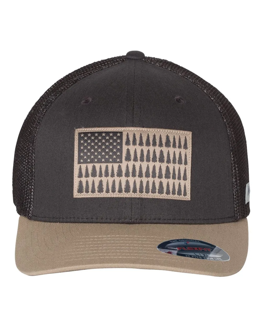 Columbia 183710 PFG Tree Flag Mesh™ Flexfit® Cap