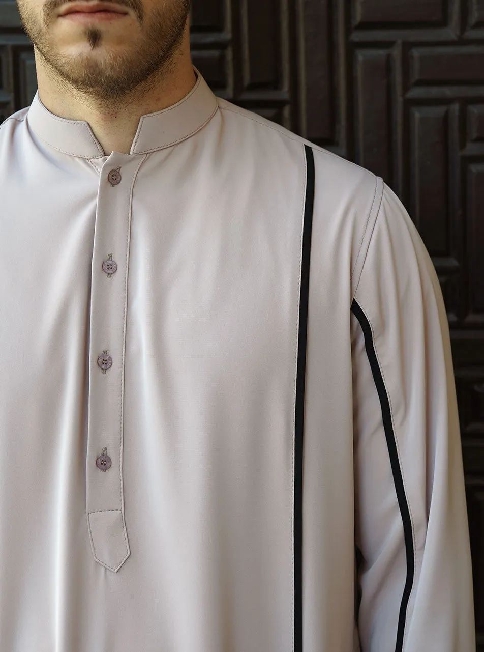 Contrast Bias Trim Thobe