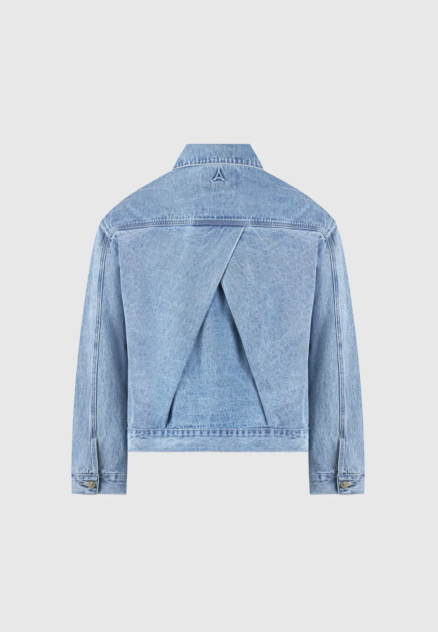 Contrast Stitch Carpenter Jacket - Mid Blue