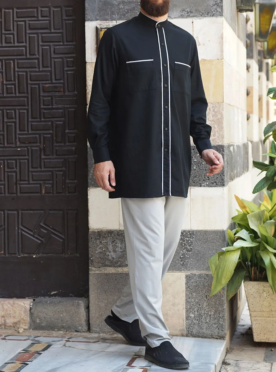 Contrast Trim Shirt