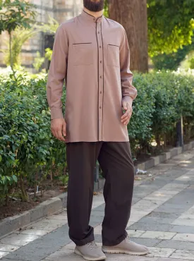 Contrast Trim Shirt