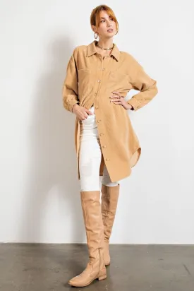 Corduroy Shirt Dress