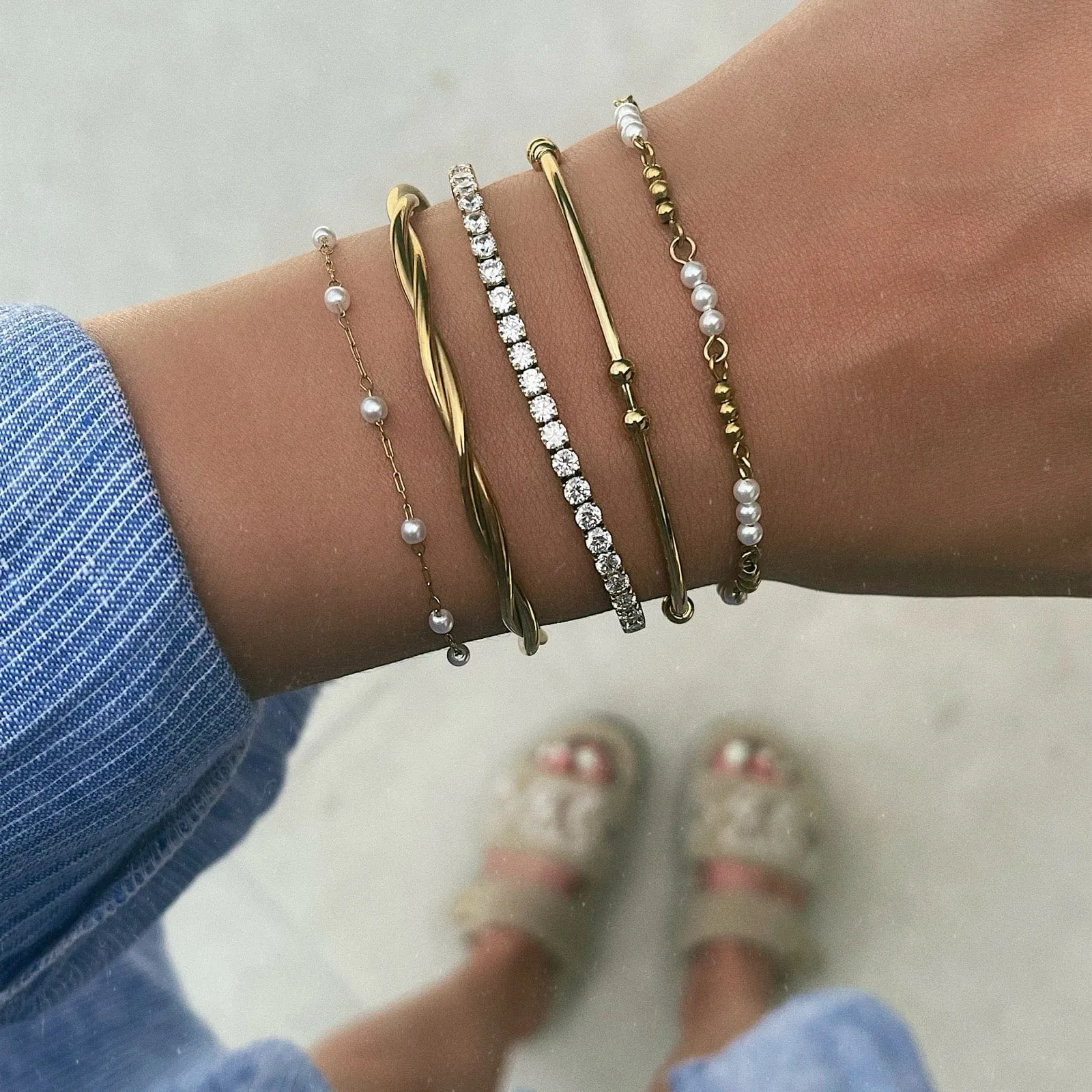 Cosmo Pearl Bracelet