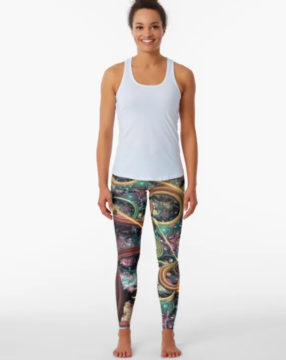 Cowgirl Kim Circles Leggings - Medium Only