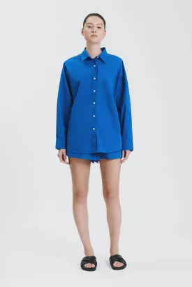 Cruz Poplin Shirt Pacific