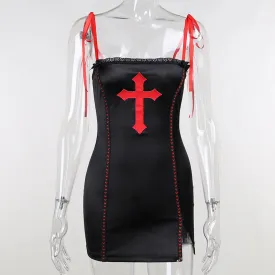 Dark Girl Cross Personality Small Sling Dress