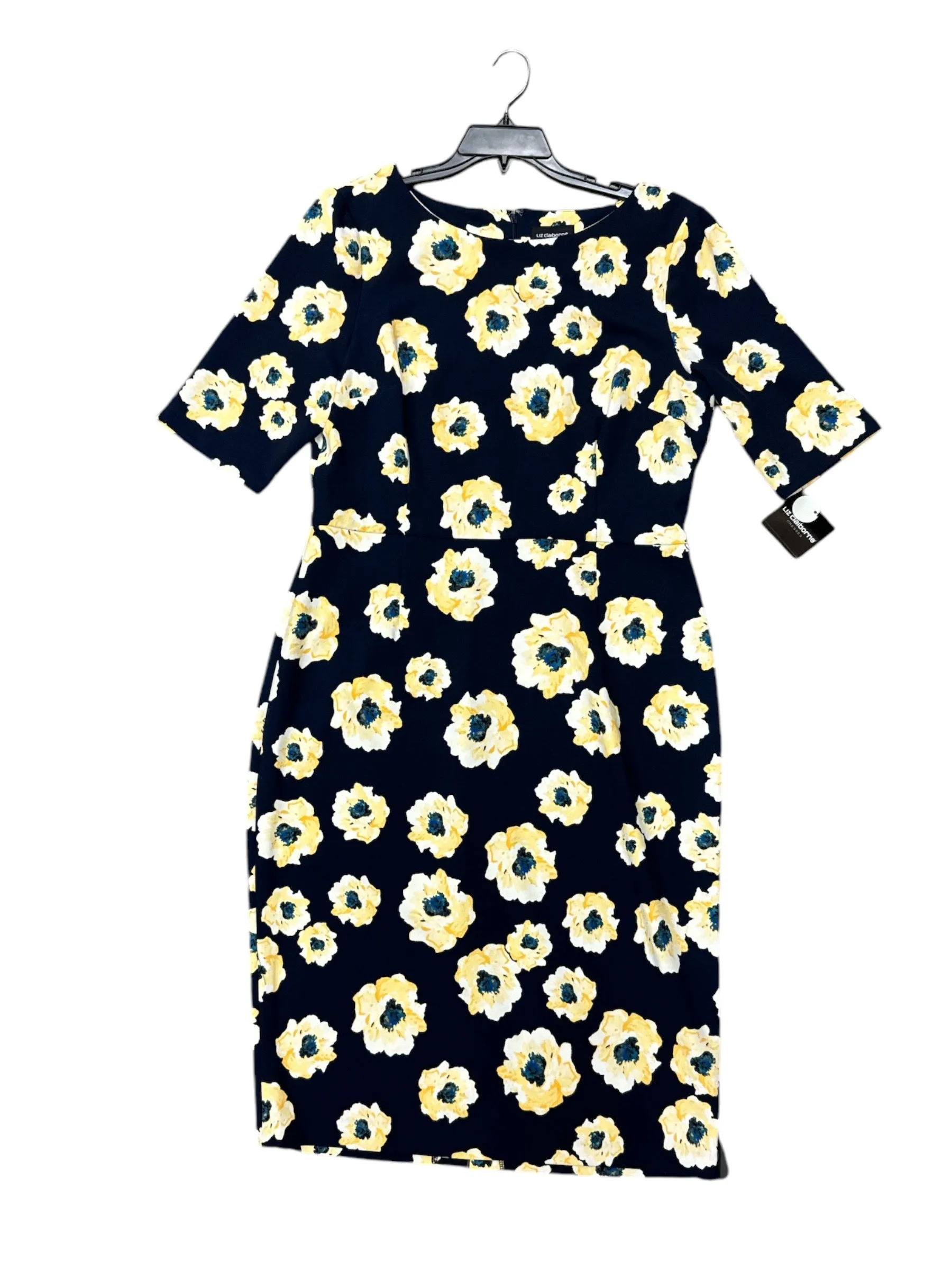 Dress Party Midi By Liz Claiborne In Navy, Size: 16