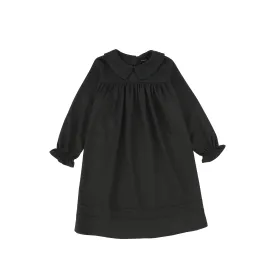 dress wool peter pan collar - hunter green