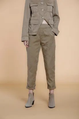 Easy Jogger pantalone chino donna in felpa relaxed