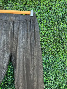 Faux Snakeskin Leggings