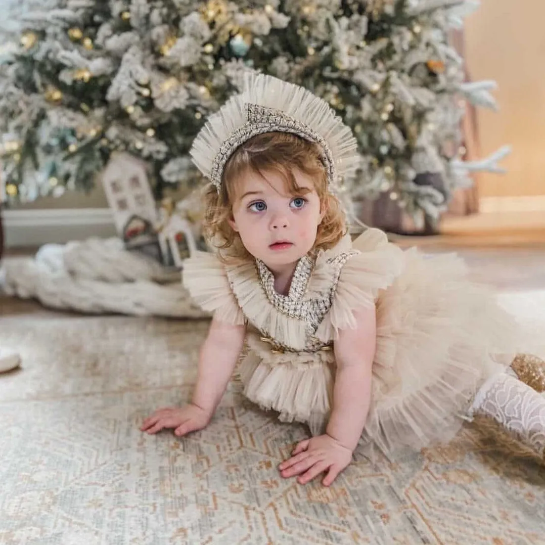 Fira Tulle Crown Headband