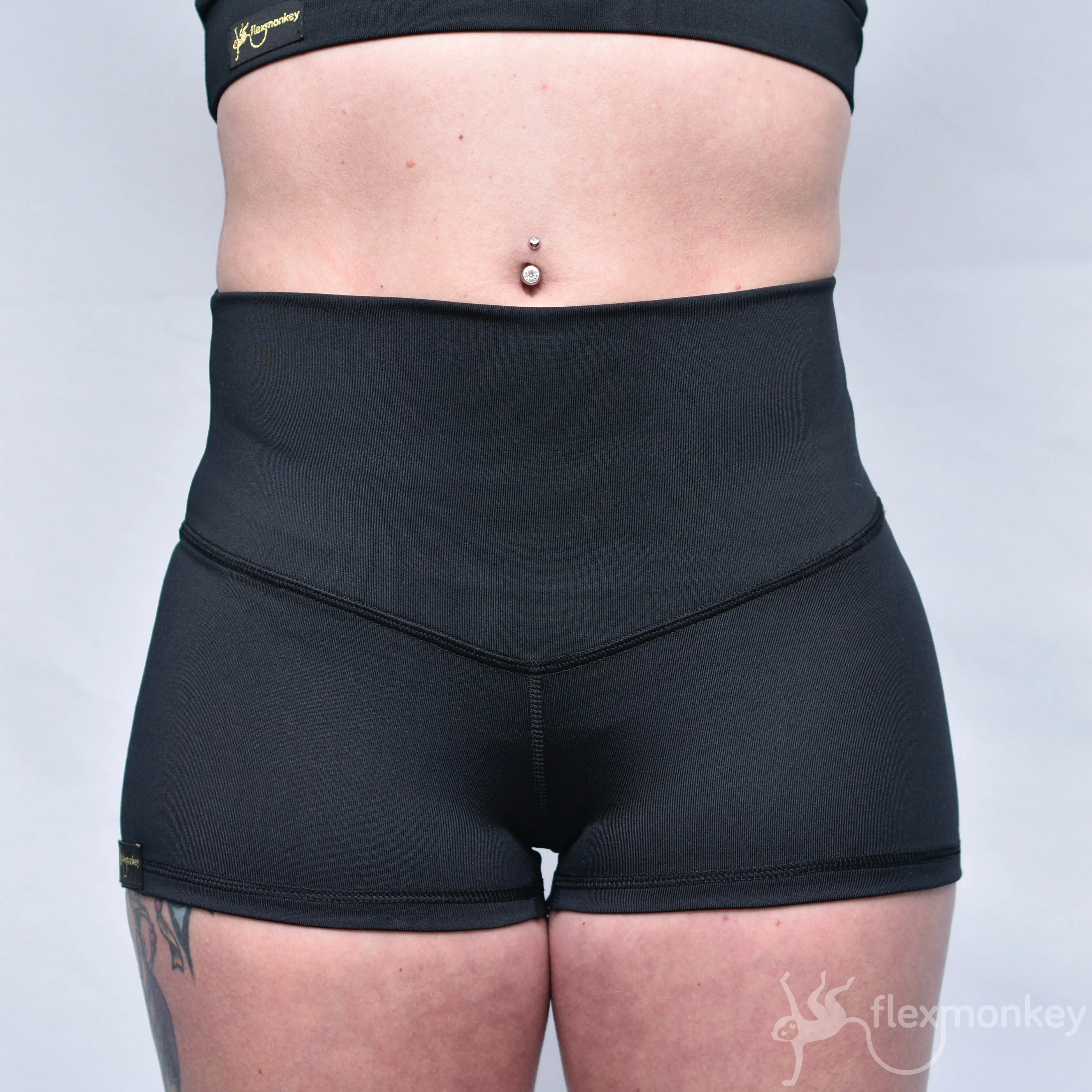 Flexmonkey Fold over short 'Precious Black'