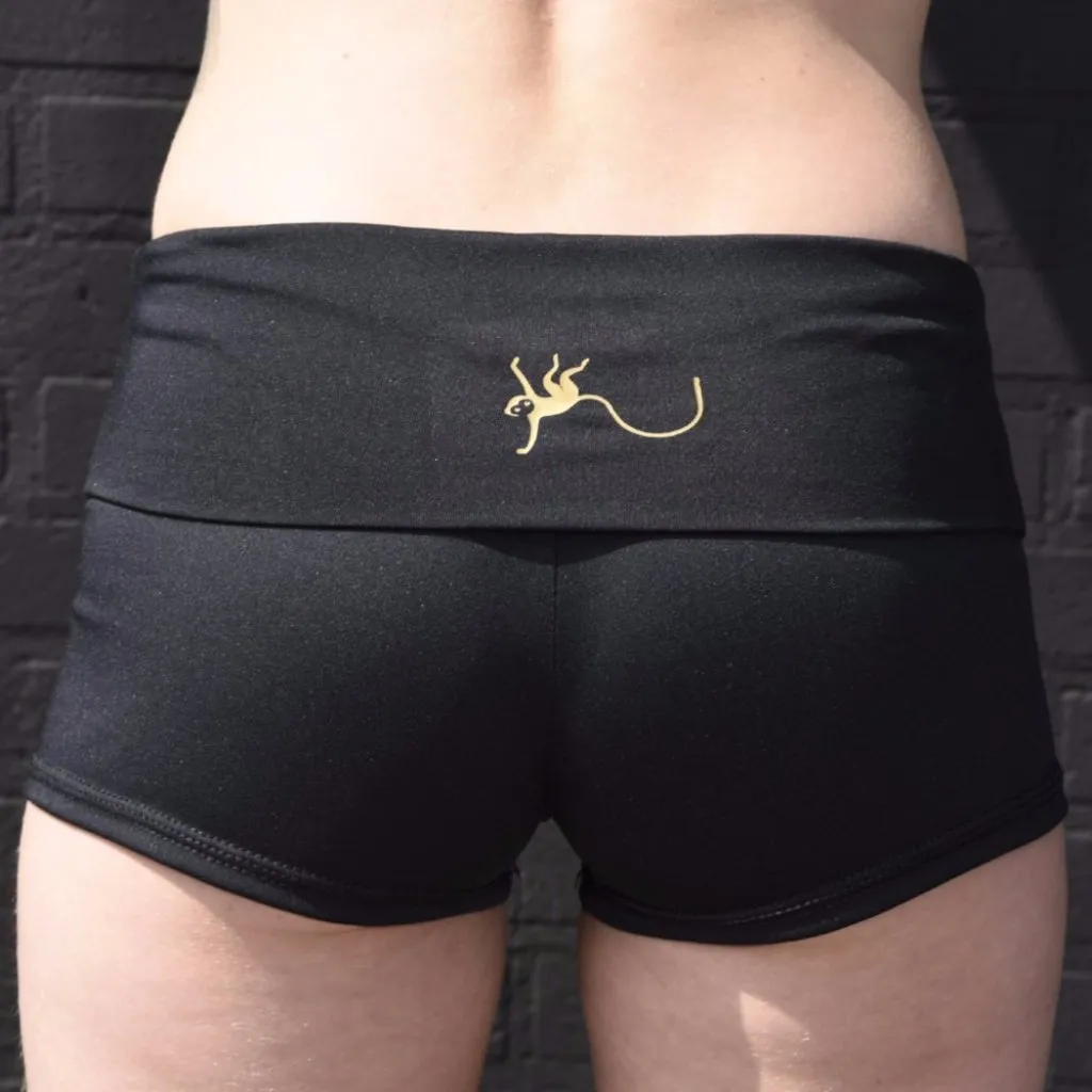 Flexmonkey Fold over short 'Precious Black'