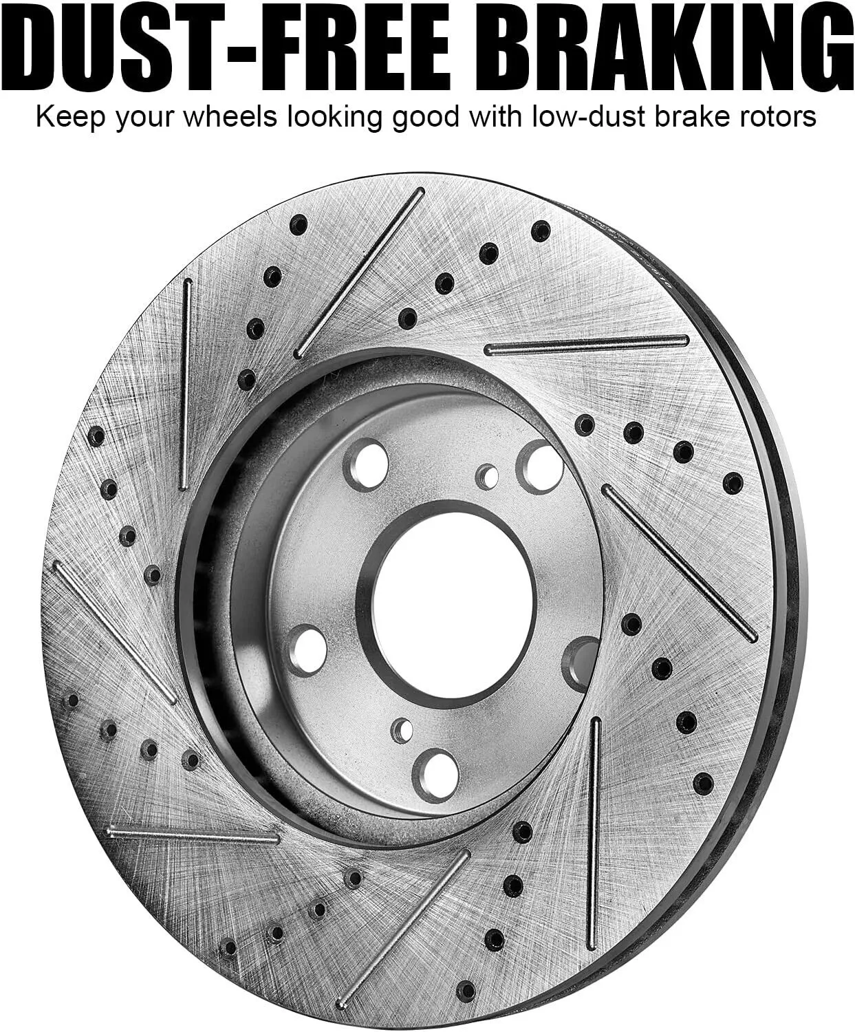 Front Brake Kit Rotors & Ceramic Brake Pads Replacement for Honda Acura