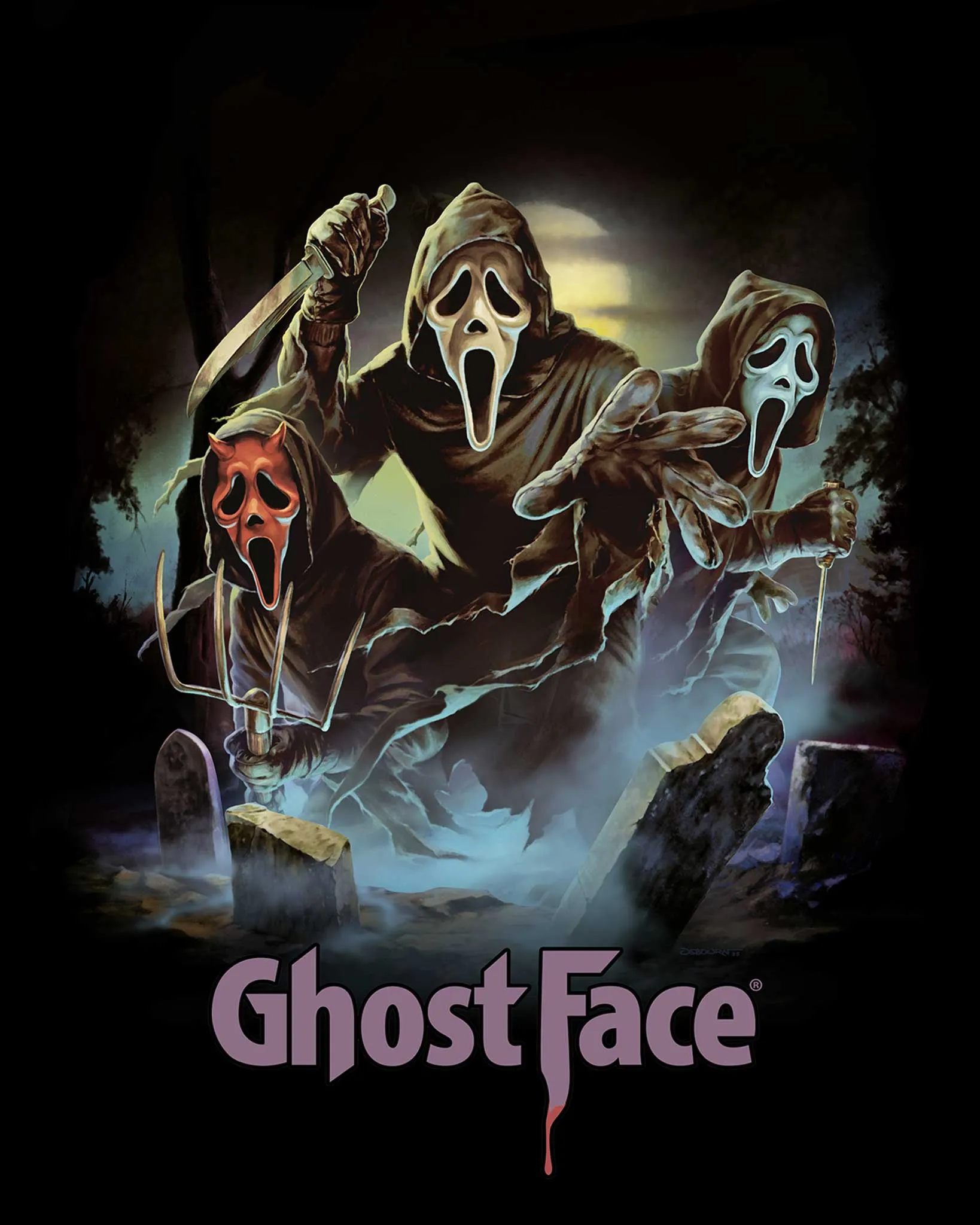 Ghost Face - Stop The Killer - Zippered Hoodie