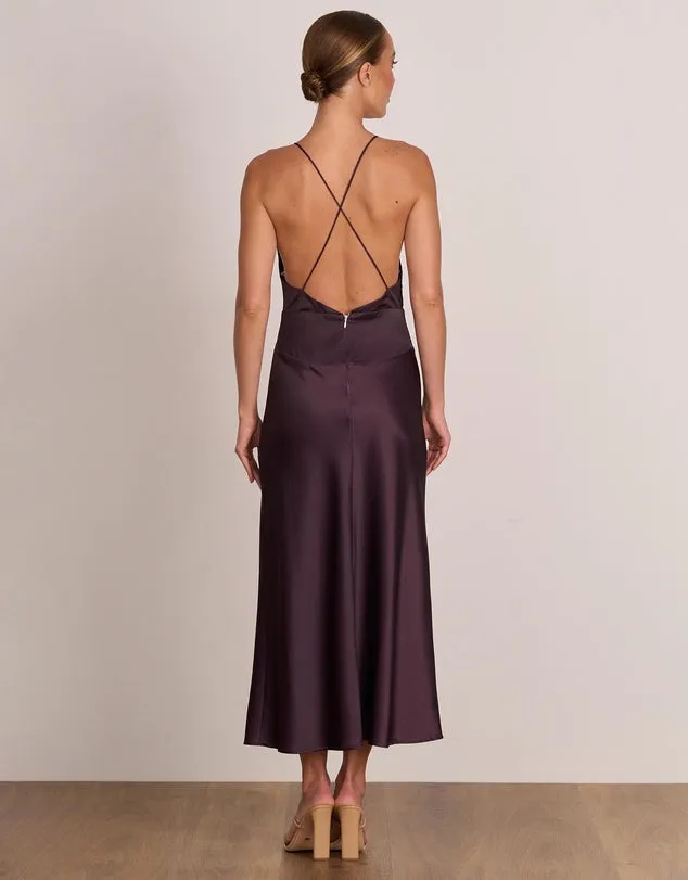 Glow Strap Midi Dress