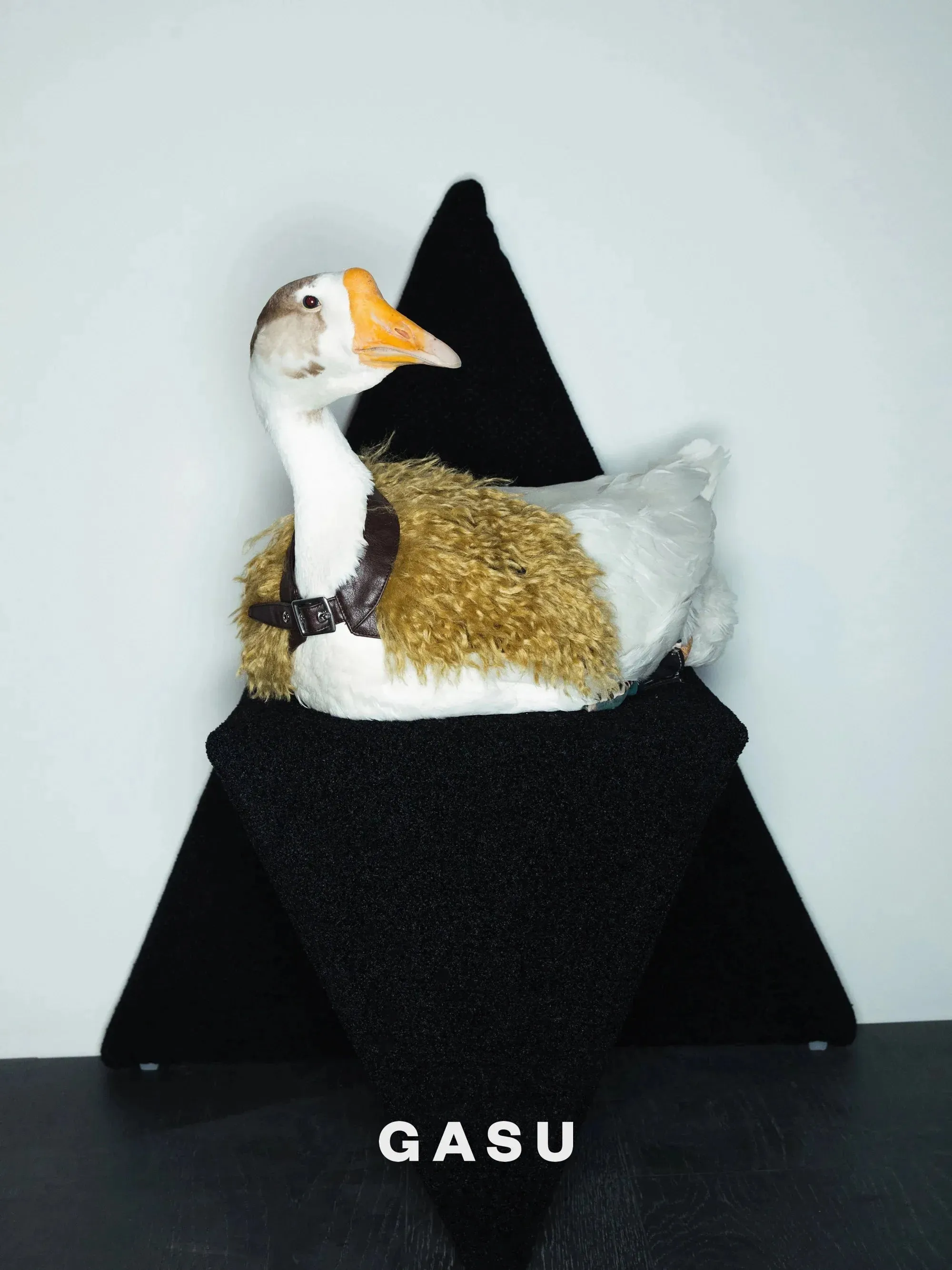 Handcrafted Faux Fur Leather Cloak