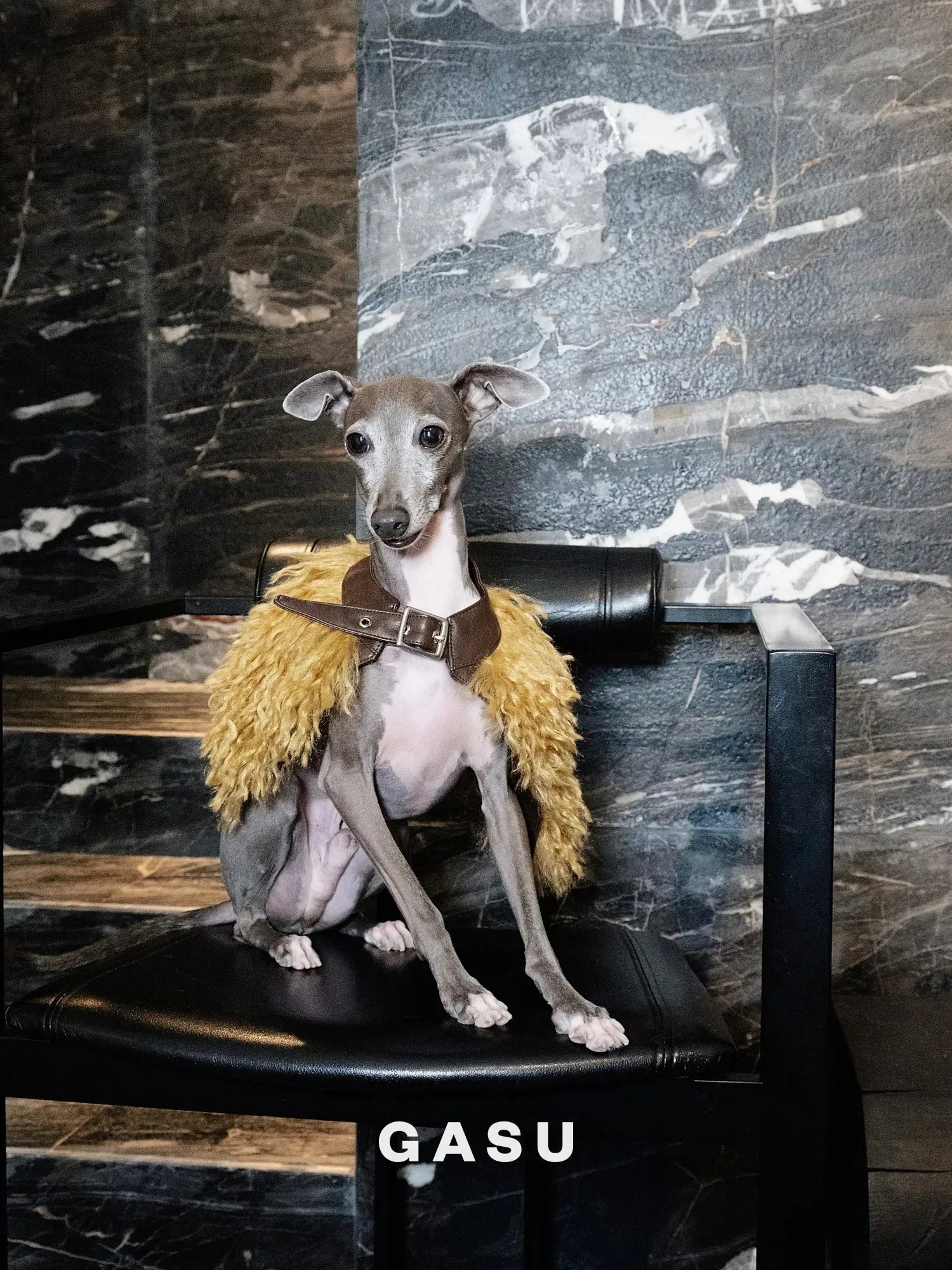 Handcrafted Faux Fur Leather Cloak