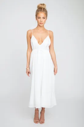 Hannah Midi in Ivory